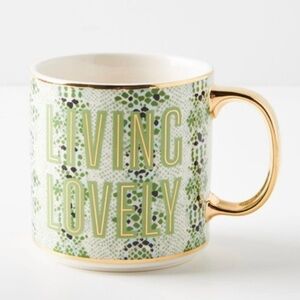 Anthropologie “Living Lovely” Gisele Mug